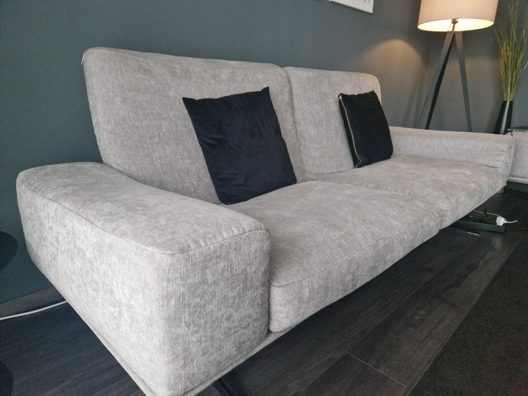 2x Hiero Sofa Baumwolle Eisen Grau 1