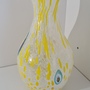 Vase Muranoglas Gelb 1