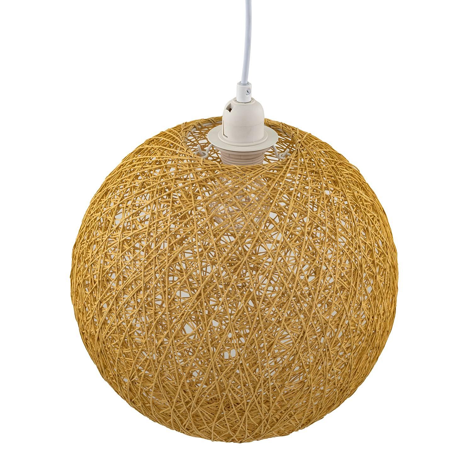 Pendant lamp Ambon Paper / Iron 1-bulb 3