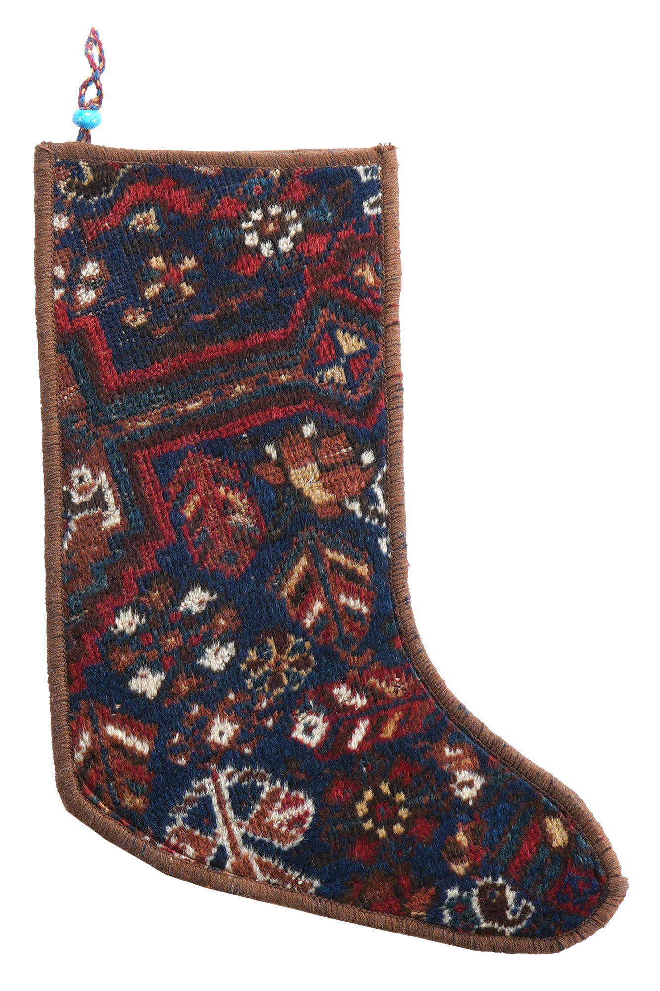 Christmas stocking wool multicolored 41x56cm 0