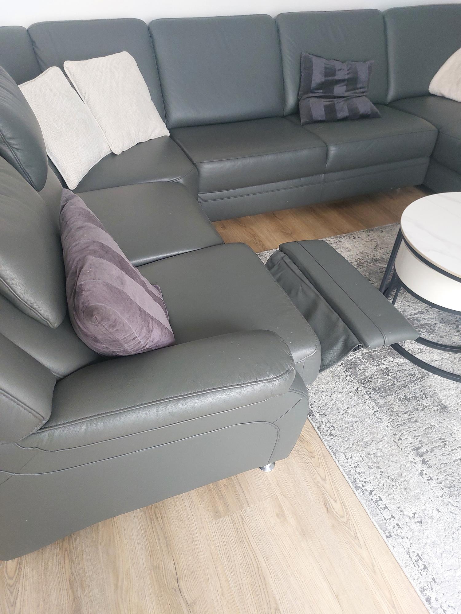 Sofa Leder Anthrazit  3