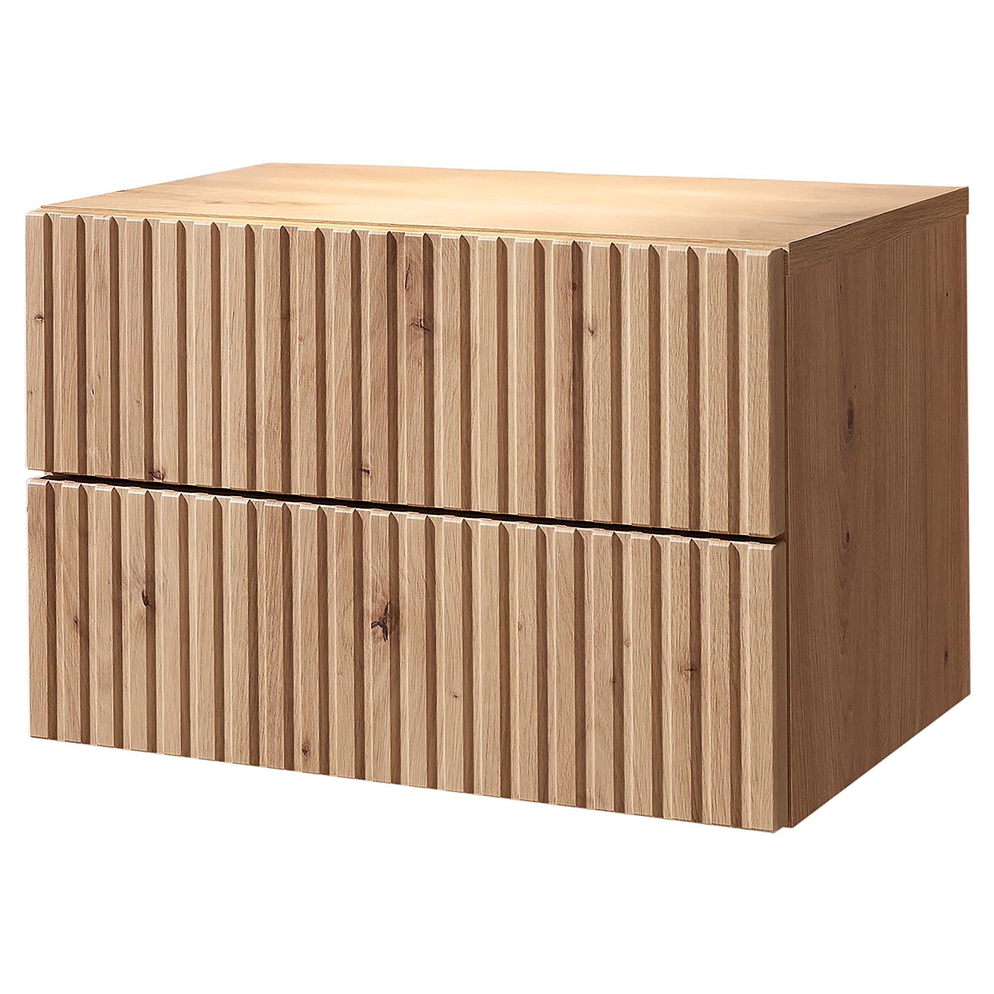 Floating Nightstand Narella Artisan Oak Decor 0