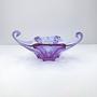 Vintage bowl Alexandrite glass pink 5
