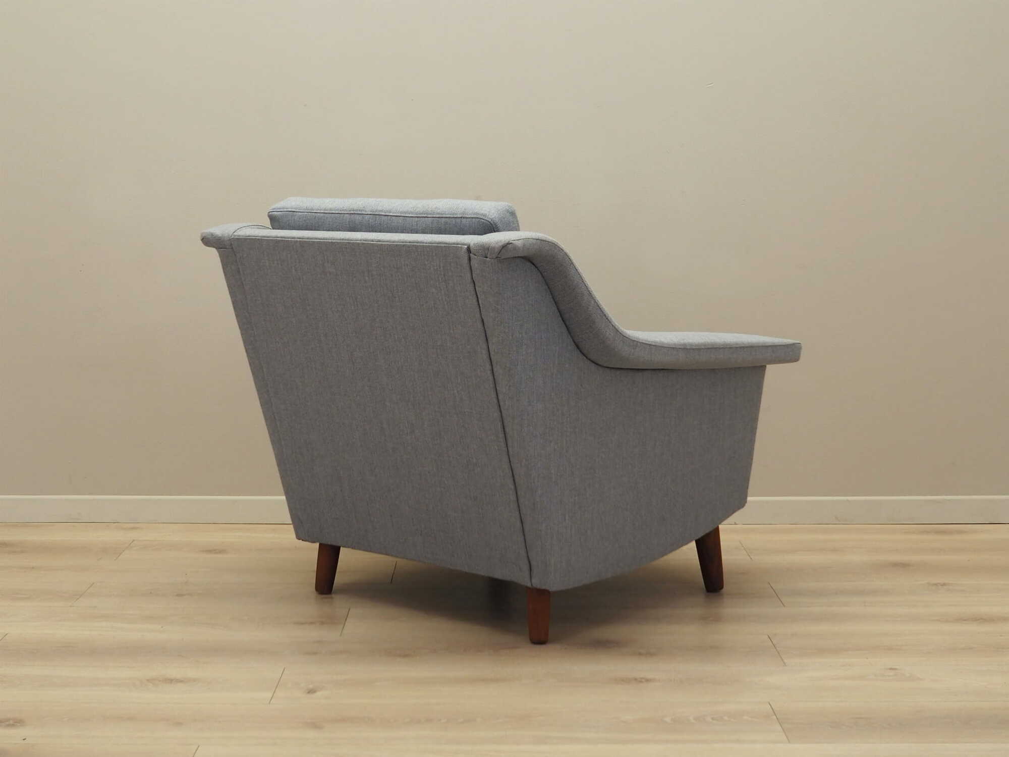 Armchair Textile Wood Grey 1960s 5