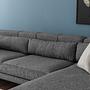 Jivago Ecksofa Rechts Grau 9