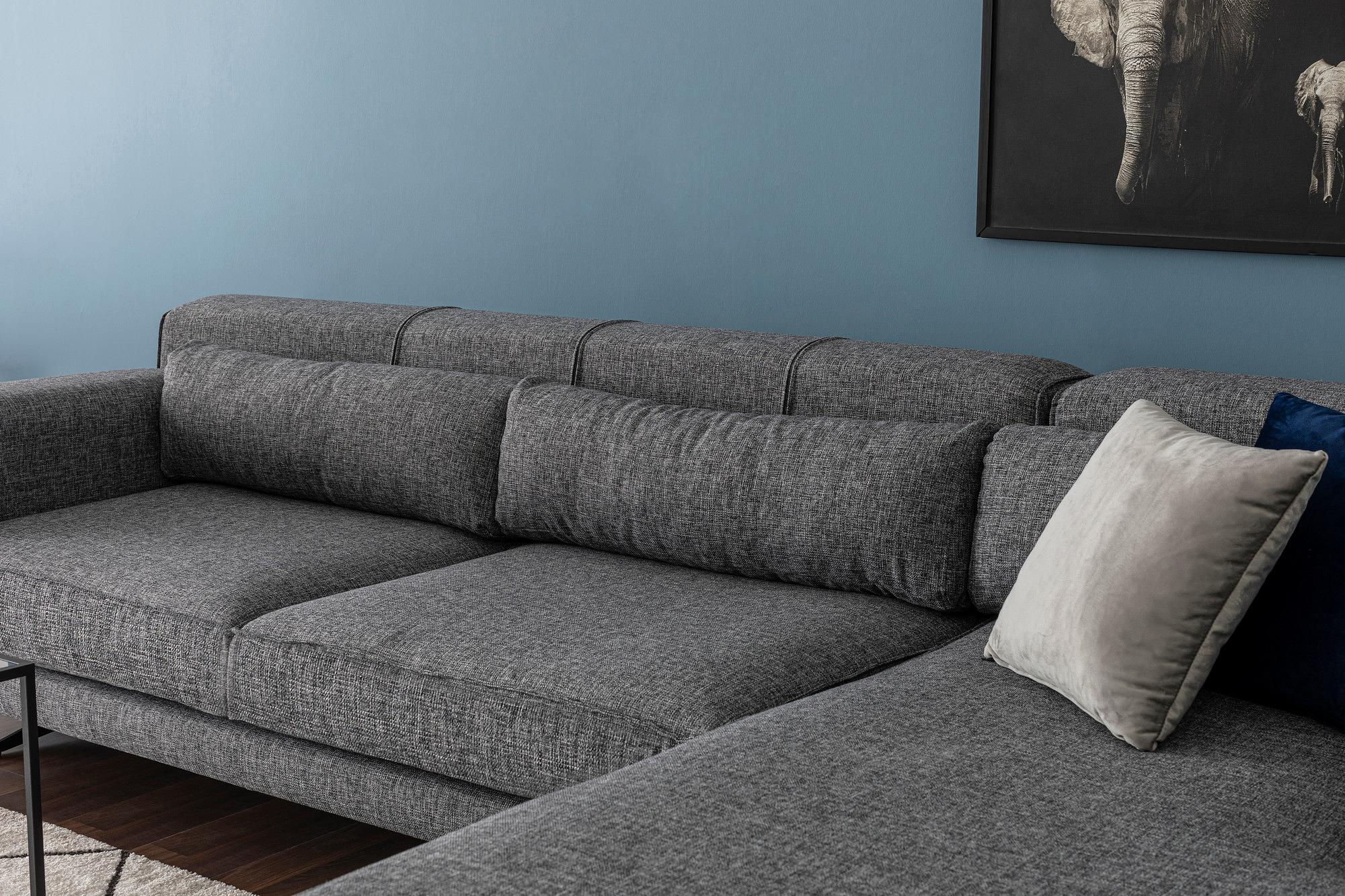 Jivago Ecksofa Rechts Grau 9