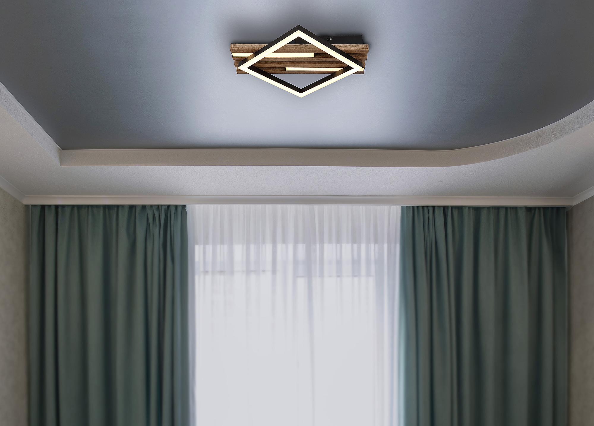 Obrien Typ A LED-Deckenleuchte 1-flammig Acrylglas Eisen 2