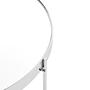 Allure Runder Beistelltisch Spiegelglas Silber 2