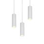Soka Pendant Light Iron 3-bulb White 3