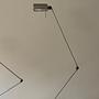 2x Vintage Daphne Tavolo LED Tischleuchte Nickel Silber 3