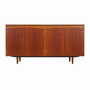 Vintage Sideboard Teakholz Braun 1960er Jahre 0