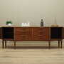 Vintage Sideboard Nussbaumholz Braun 1960er Jahre 2