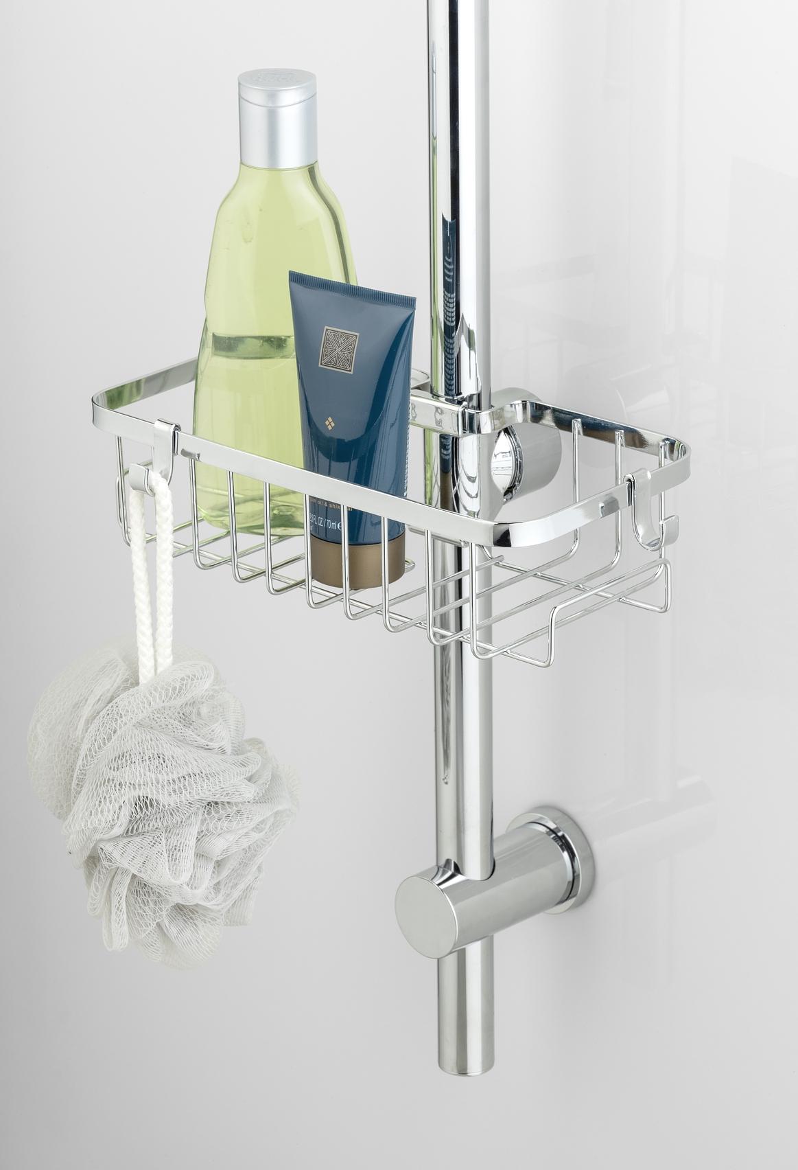 Shower shelf Floresta Stainless steel ABS Silver 2