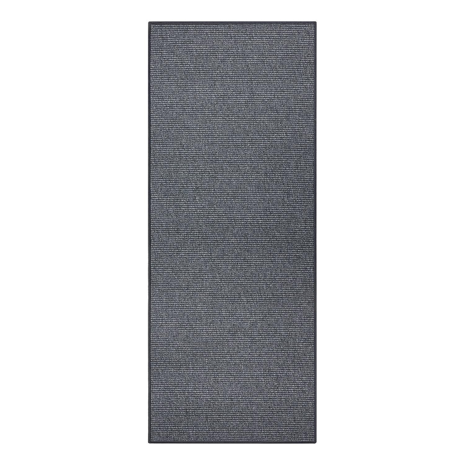 Bouclé Läufer Anthrazit 67 x 150 cm 2