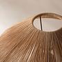 Table lamp Ina Ceramic Brown 35x35x38 cm 3