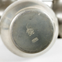 Vintage Set Geschirr Zinn Silber 1930er Jahre 2