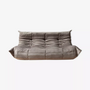 Togo Sofa 3-Sitzer Samt Warmgrau 0