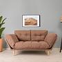 Nina Daybed Schlafsofa 3-Sitzer Hellbraun 1