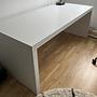 Quaderna Schreibtisch Holz Weiß 1