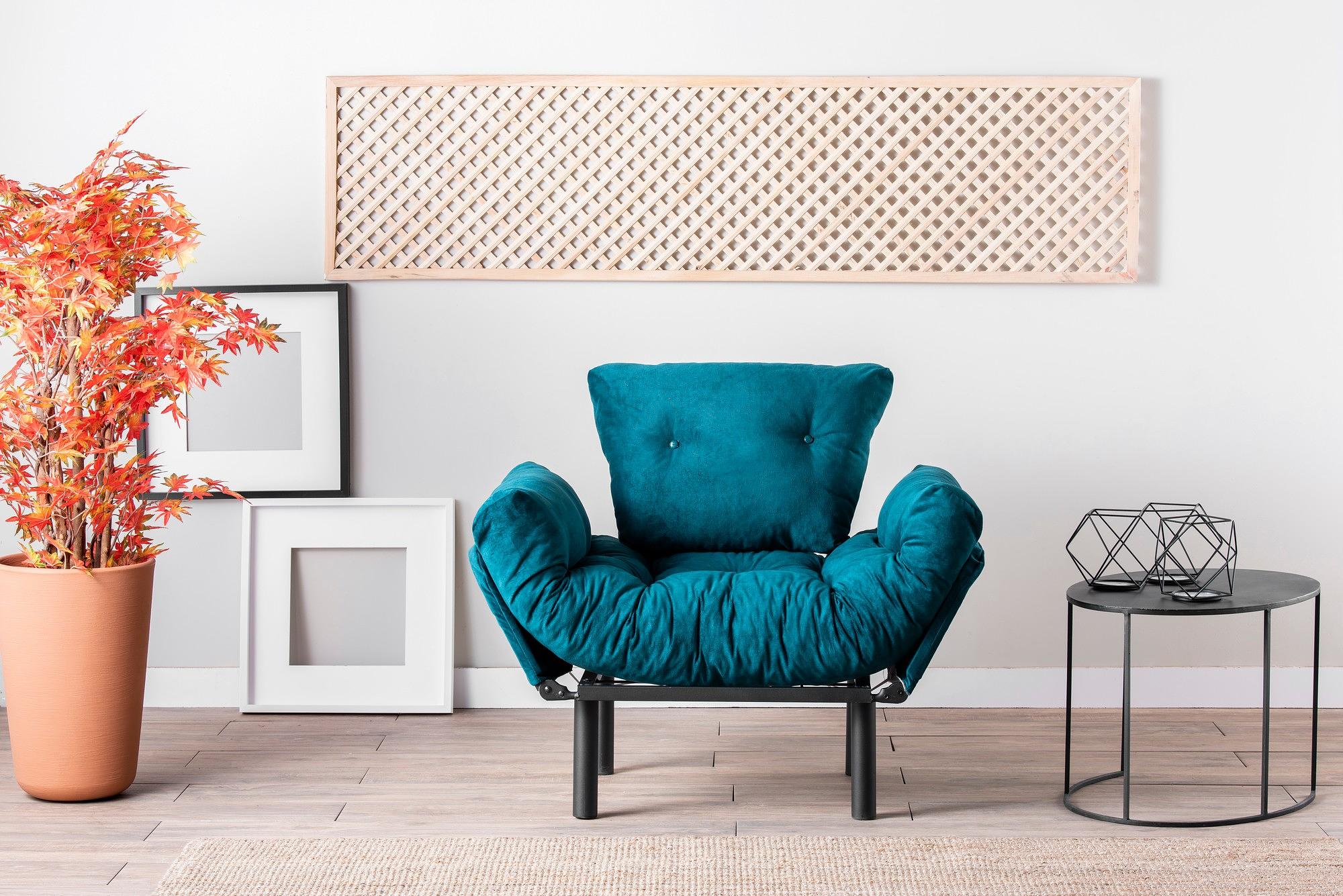 Nitta armchair Petrol Green 2