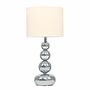 Tischlampe Metall Silber 1