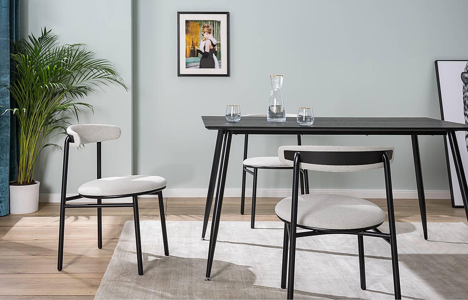 Esszimmerstühle Strator 2er Set Weiß 3