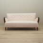 Vintage Sofa Beech wood Beige Fabric 1960s 1
