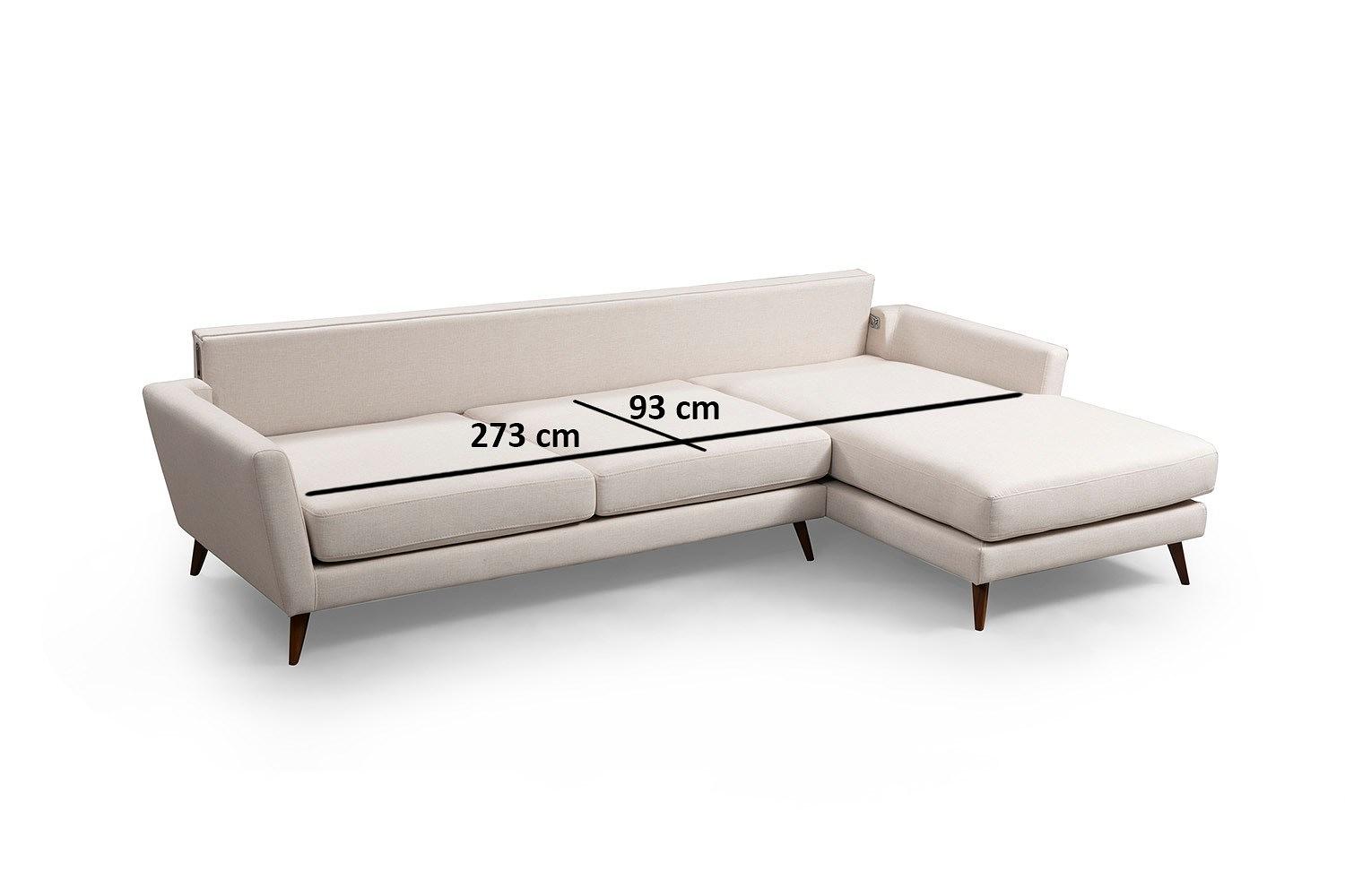Mayorka Corner Sofa Right Beige 7