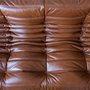 Togo Sofa 3-Sitzer Hochglanzleder Whiskybraun 8