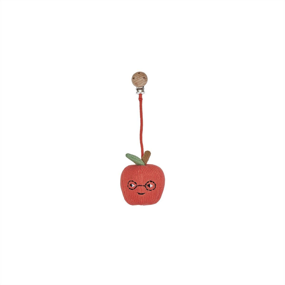 Yummy Apple Kinderwagen-Clip Rot 1