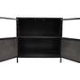Brooklyn Schrank mit 2 Türen Metall Glas 2