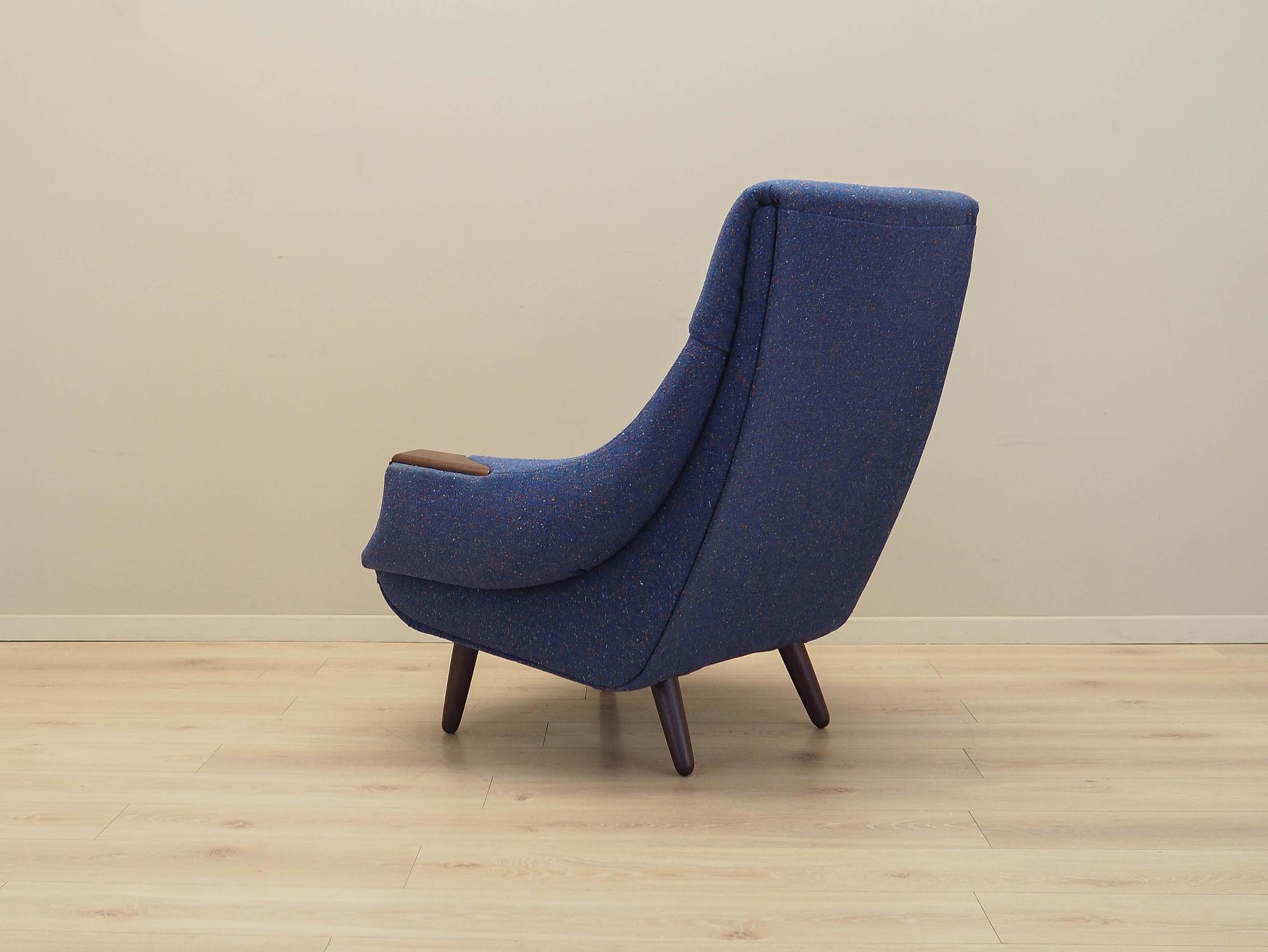 Lounge Chair Blue 1960s 4