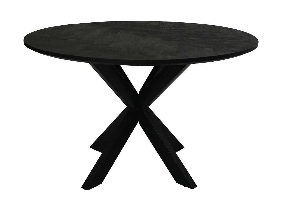 Runder Esstisch Mangoholz Metall ø100cm 2
