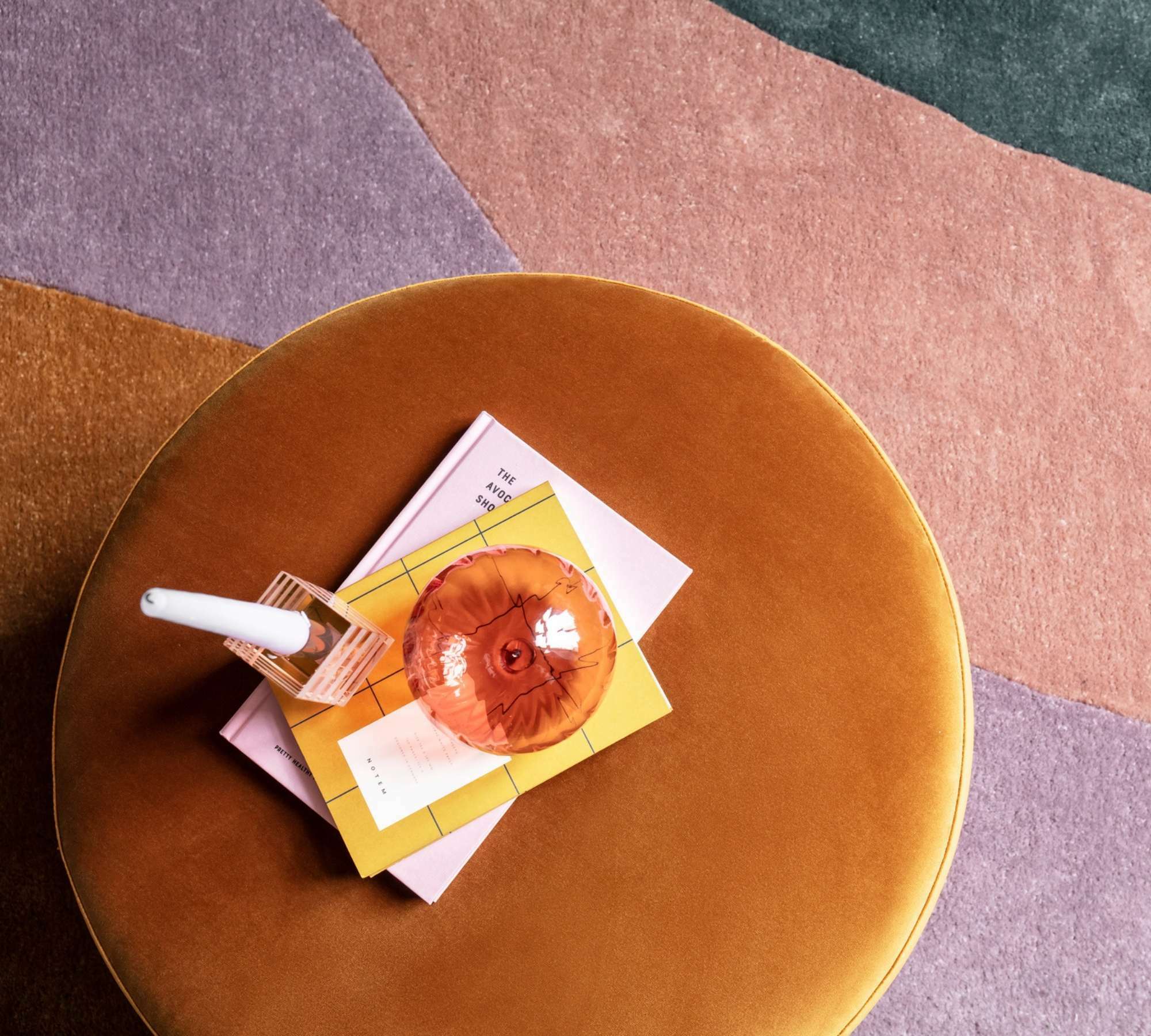Pouf No. 9 Danny Dusty Rose 2