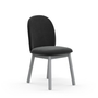 Ace Chair Velours Holz Grau 0