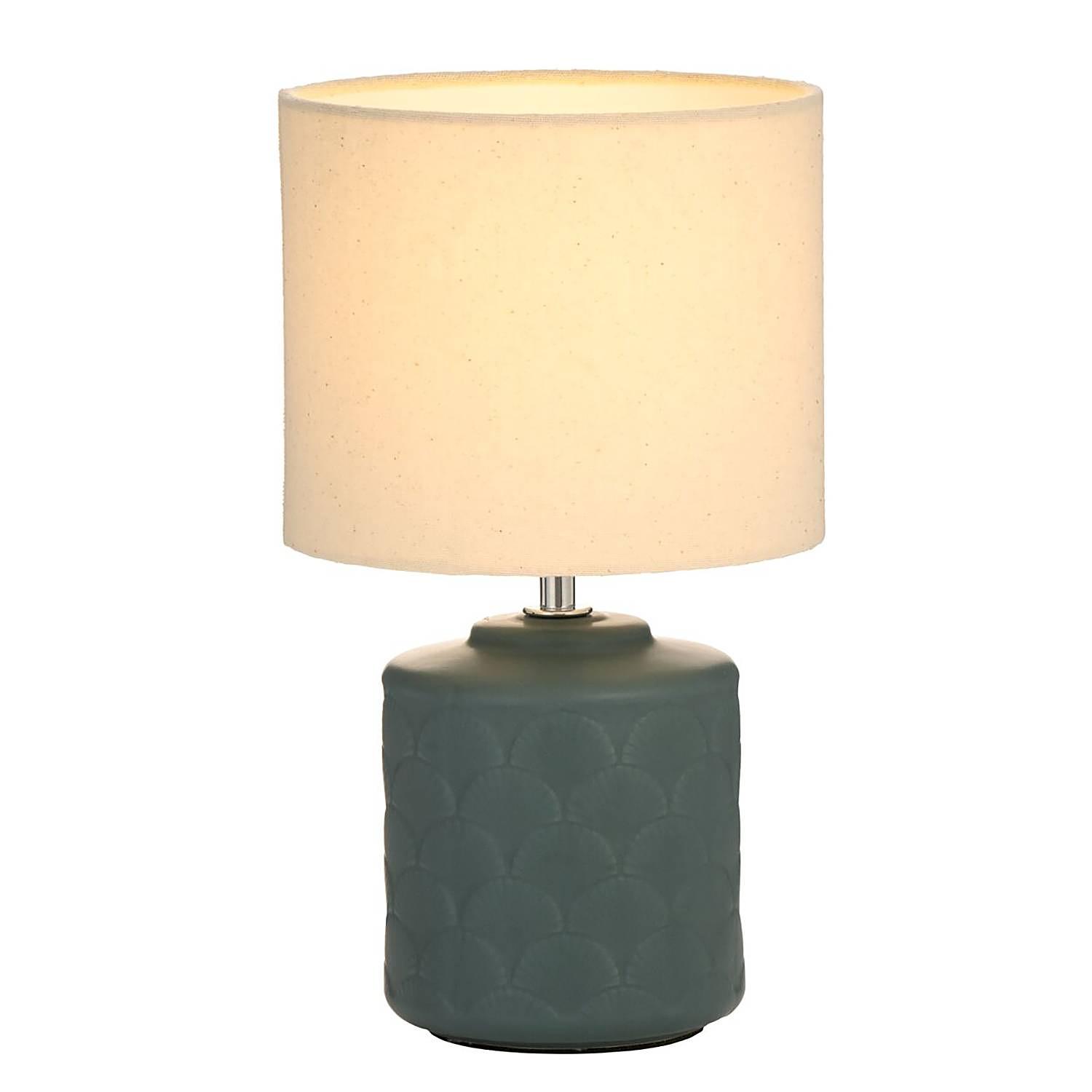 Glowing Midnight Table Lamp Ceramic Dark Green 1-light 0