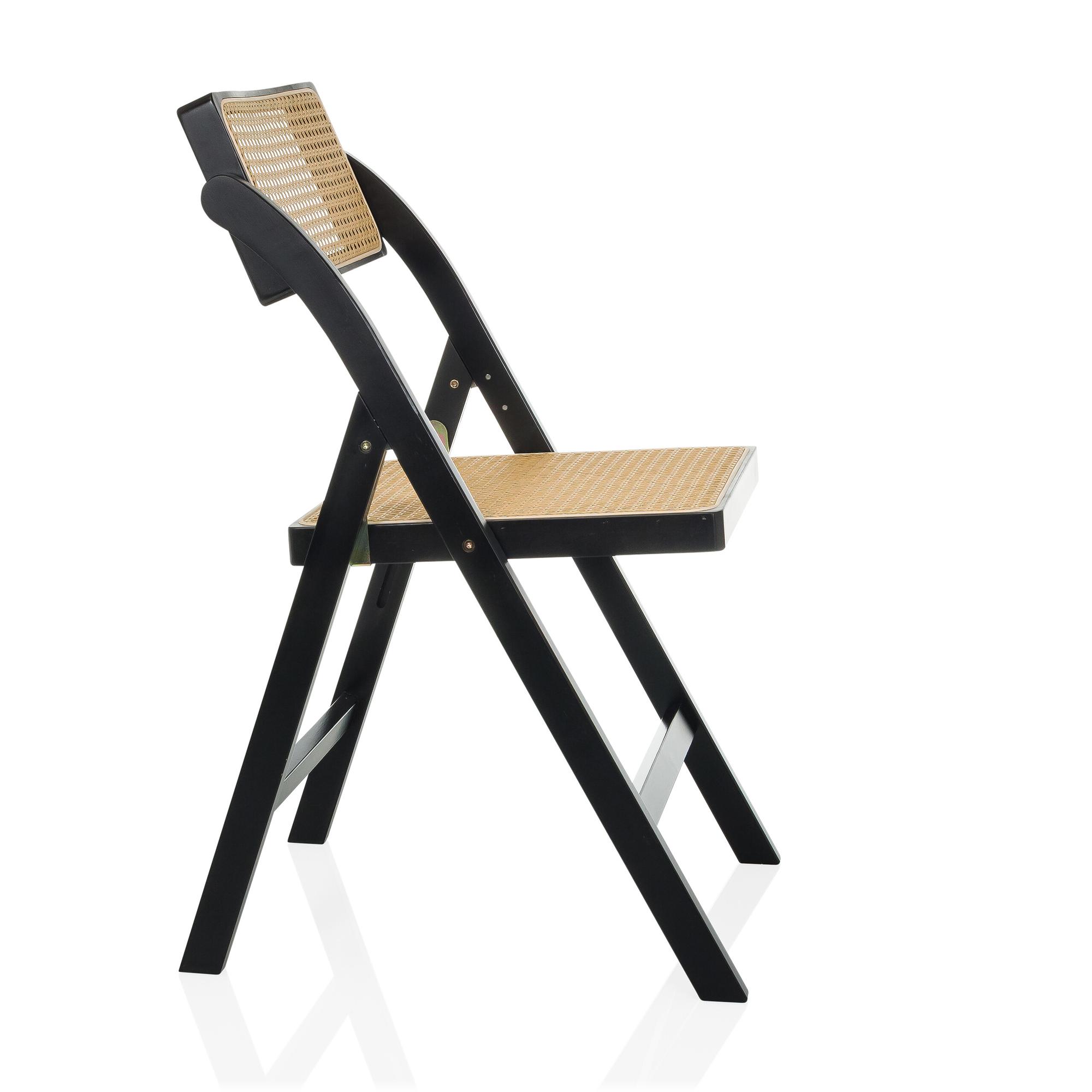 TUDELA BAMBOO Folding Chair Rattan 5