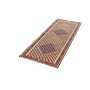 Kilim Senneh Teppich Braun 3