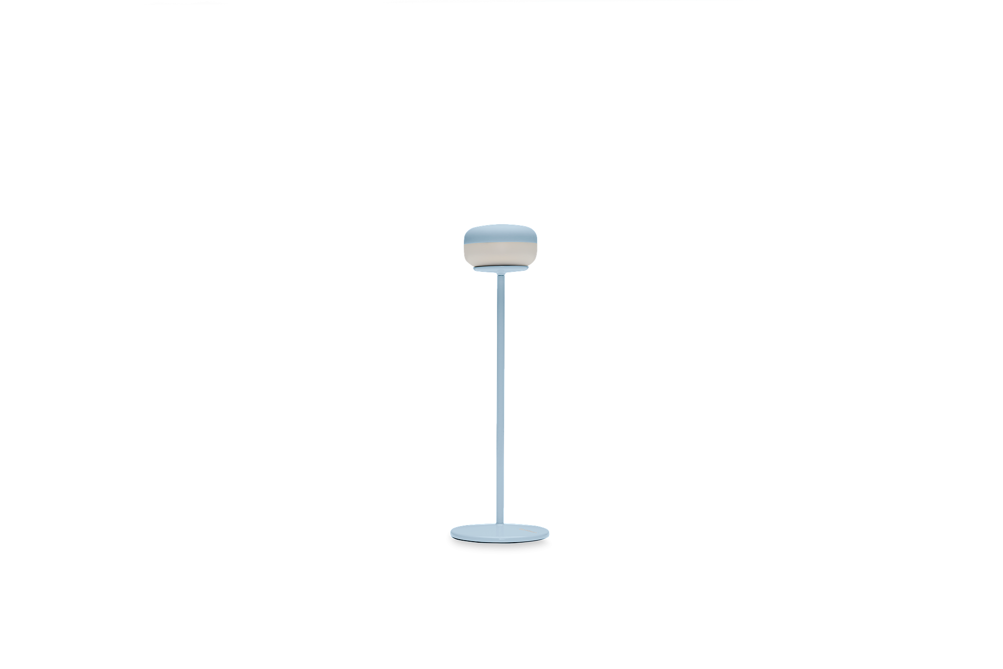 Cheerio Battery-powered table lamp Steel Silicone Blue 3