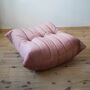 Togo Ottoman Velvet Pearl Pink 0