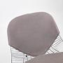 Vitra DKR Wire Stuhl Metall Stoff Grau 4