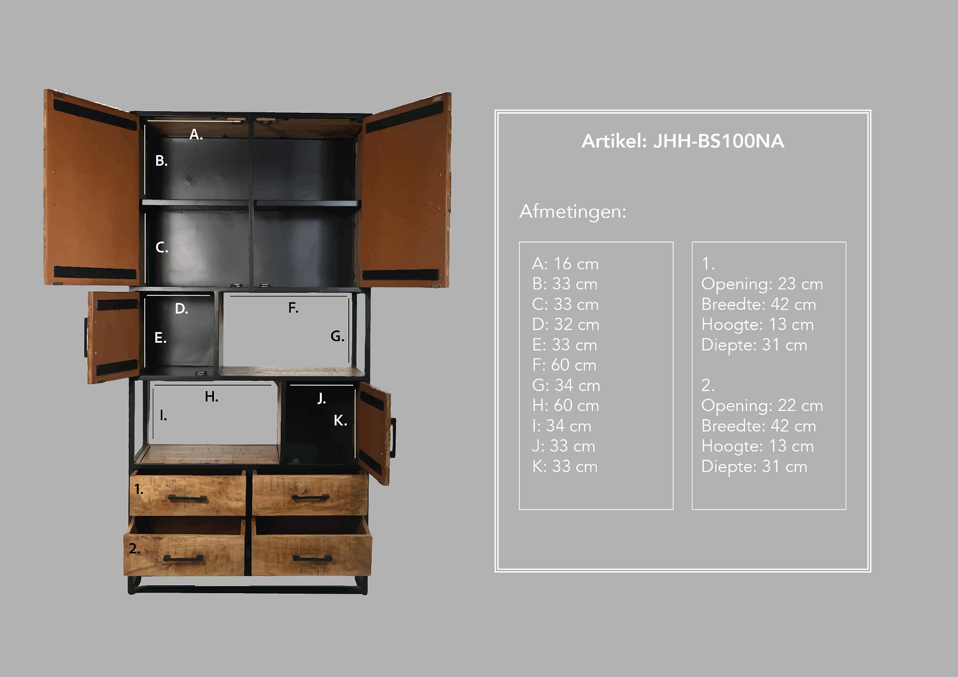 Verona Wandregal Mangoholz Metall 4