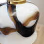 Vintage pendant lamp glass metal multicolor 1970s 7