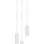Soka Pendant Light Iron 3-bulb White 2