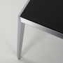 Vintage Table Aluminum Grey 1980s 7