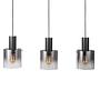Alesund 3-flammige Pendelleuchte Aluminium Schwarz  0