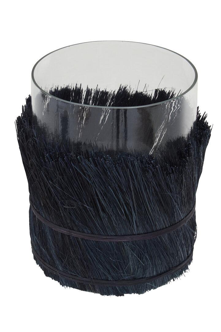 Kuta Large Candle Holder Black 1