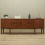 Vintage Sideboard Nussbaumholz Braun 1960er Jahre 1