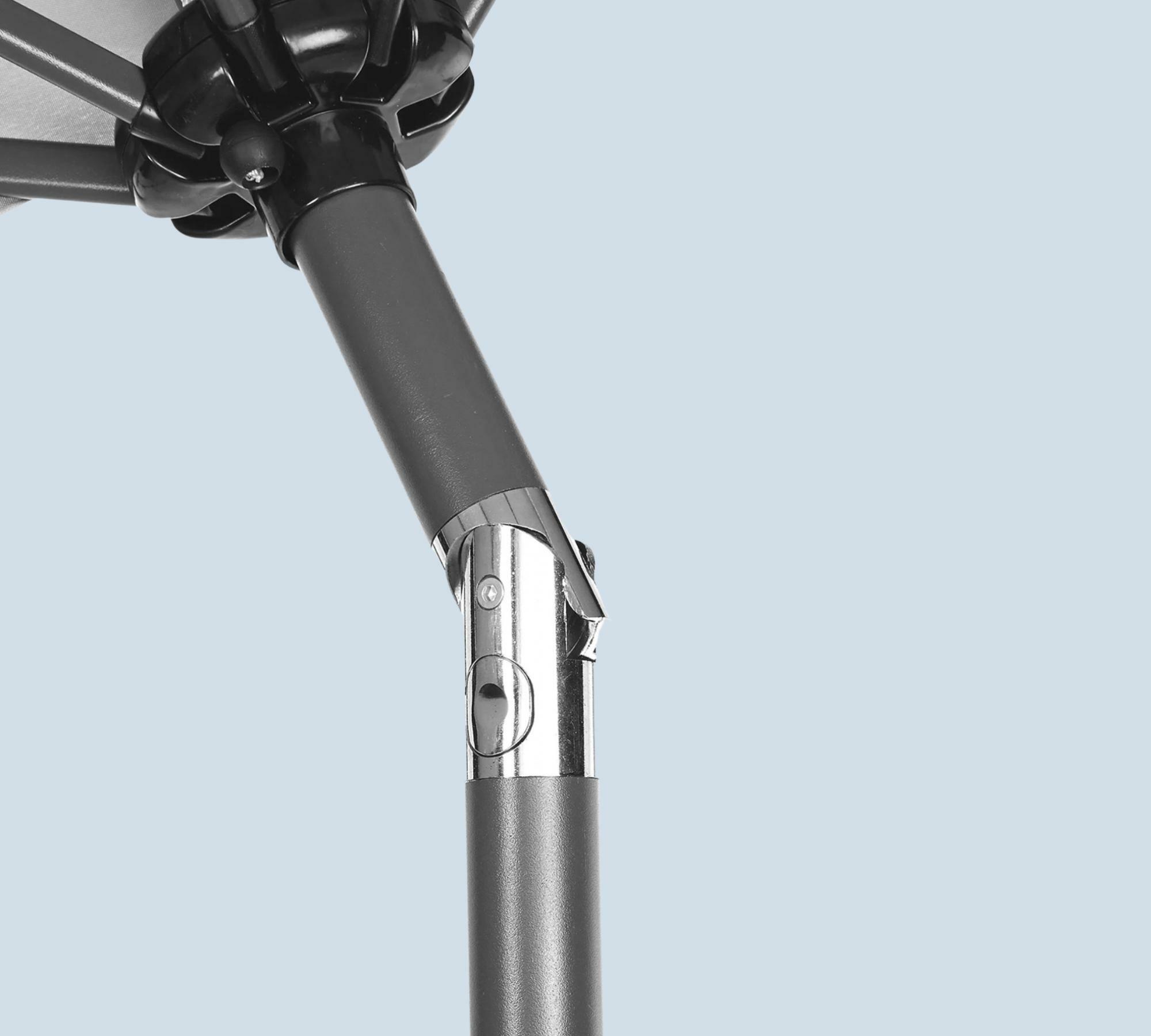 Sonnenschirm Aluminium Grau 6