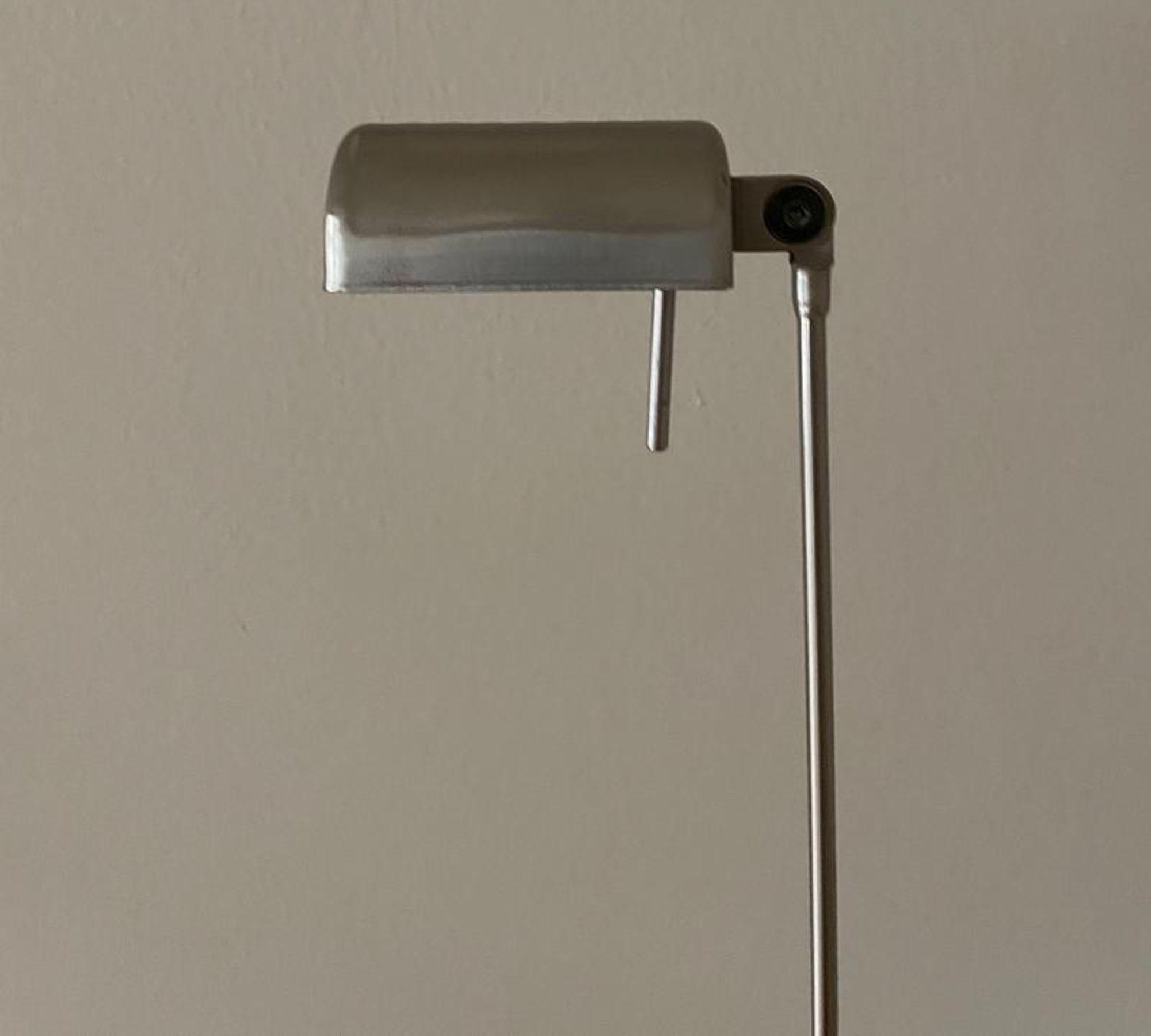 2x Vintage Daphne Tavolo LED Tischleuchte Nickel Silber 4